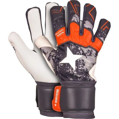 DERBYSTAR Mamba v22 Herren Handschuhe Grau-Orange - Unisex - Grip DERBYSTAR Mamba v22 Herren Handschuhe Grau-Orange - Unisex - Grip