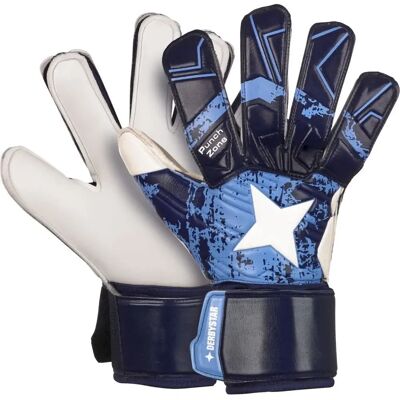 Gants de Gardien DERBYSTAR Attack XP18 - Coupe plate, Bleu, Noir Gants de Gardien DERBYSTAR Attack XP18 - Coupe plate, Bleu, Noir