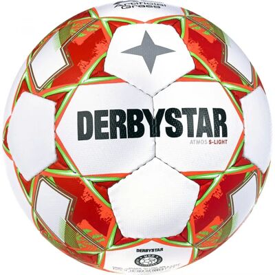 Ballon de football DERBYSTAR v23 - Enfants Blanc/Orange/Rouge - Entraînement Ballon de football DERBYSTAR v23 - Enfants Blanc/Orange/Rouge - Entraînement