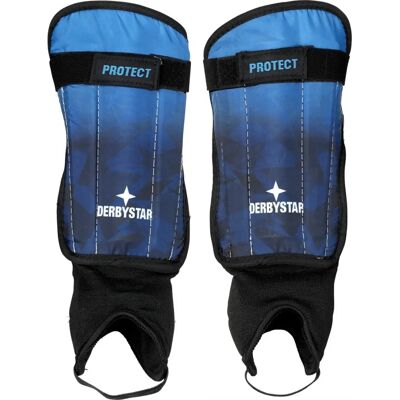 Protège-tibias bleus Derbystar Protect v23 - Shin Guards Protège-tibias bleus Derbystar Protect v23 - Shin Guards