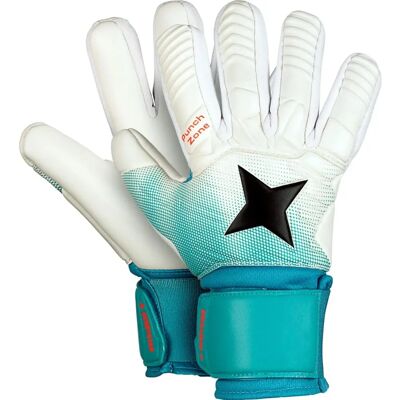 Derbystar v23 Torwarthandschuhe - Negativ Schnitt, Dura Grip, Latex, Weiß Derbystar v23 Torwarthandschuhe - Negativ Schnitt, Dura Grip, Latex, Weiß