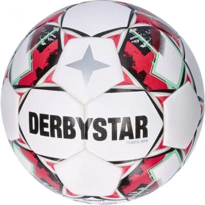 Palla da Calcio Derbystar Tempo APS v24 - Bianco/Rosa/Nero - Attrezzature Sportive Palla da Calcio Derbystar Tempo APS v24 - Bianco/Rosa/Nero - Attrezzature Sportive