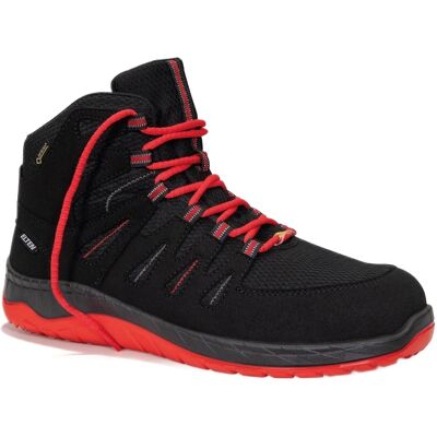 Elten Maddox GTX Svart-Rød Mid Sikkerhetsstøvler Elten Maddox GTX Svart-Rød Mid Sikkerhetsstøvler