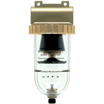 EWO Filtro G 1/2 pulgada - Drenaje manual, 16 bar, 4670 l/min EWO Filtro G 1/2 pulgada - Drenaje manual, 16 bar, 4670 l/min