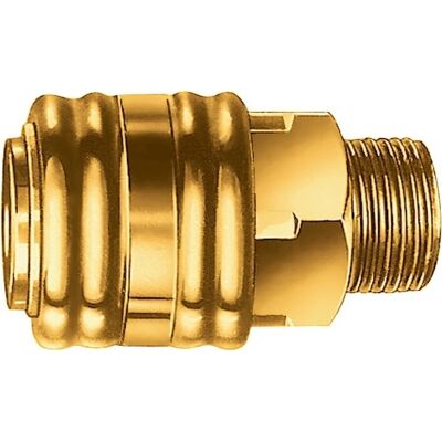 Acoplamiento Rápido de Latón G 1/4 - Compatible con Sistemas Neumáticos y de Fluidos Acoplamiento Rápido de Latón G 1/4 - Compatible con Sistemas Neumáticos y de Fluidos