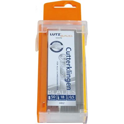 Lutz Lama Taglierino AB2-SZ - 50 Punte di Ricambio Lutz Lama Taglierino AB2-SZ - 50 Punte di Ricambio