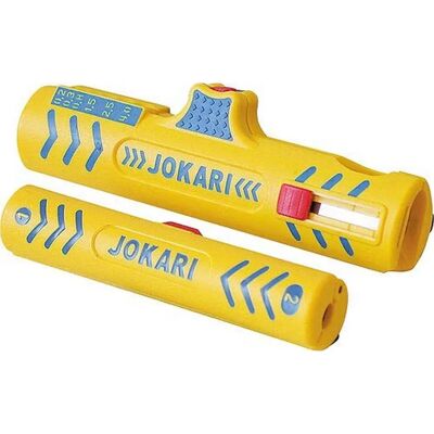 Jokari Secura II 490119 - Zestaw do kabli koncentrycznych 4,8-7,5 mm i kabli okrągłych ø 8-13 mm - Obcinacz do kabla Jokari Secura II 490119 - Zestaw do kabli koncentrycznych 4,8-7,5 mm i kabli okrągłych ø 8-13 mm - Obcinacz do kabla