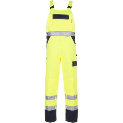 Planam - Latzhose 2027 - Warngelb/marineblau - Bib overalls Planam - Latzhose 2027 - Warngelb/marineblau - Bib overalls