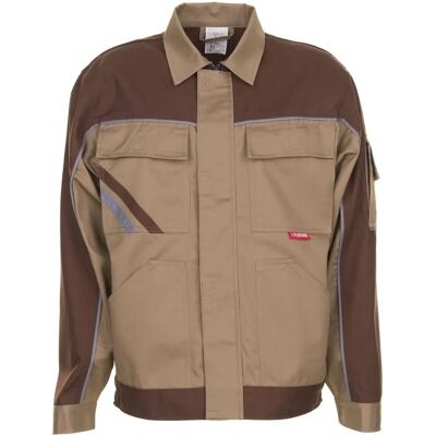 Giacca da lavoro Planam 2314 - Khaki/Marrone/Zinc Giacca da lavoro Planam 2314 - Khaki/Marrone/Zinc