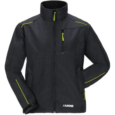 Chaqueta softshell neon de Planam - A prueba de viento Alta visibilidad Chaqueta softshell neon de Planam - A prueba de viento Alta visibilidad