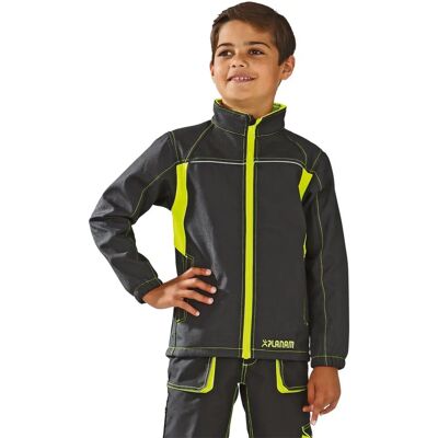 Planam Softshell Jacket - Anthrazit/Gelb - Size 158/164 Planam Softshell Jacket - Anthrazit/Gelb - Size 158/164
