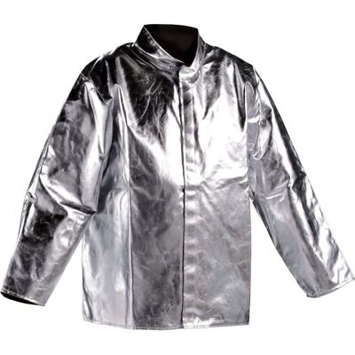 JUTEC Chaqueta de protección térmica - Resistente a altas temperaturas, Plata, Talla 56 JUTEC Chaqueta de protección térmica - Resistente a altas temperaturas, Plata, Talla 56