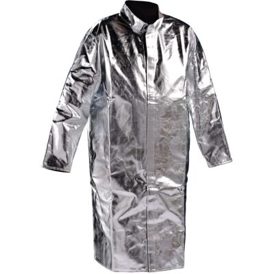 JUTEC Manteau de protection thermique - Taille 54, tissu Preox-aramide aluminisé - Publicité JUTEC Manteau de protection thermique - Taille 54, tissu Preox-aramide aluminisé - Publicité