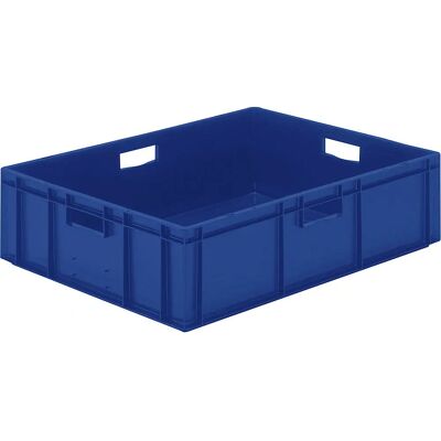 Contenitore impilabile Kaiserkraft Euro - 800x600x210mm - Blu Contenitore impilabile Kaiserkraft Euro - 800x600x210mm - Blu