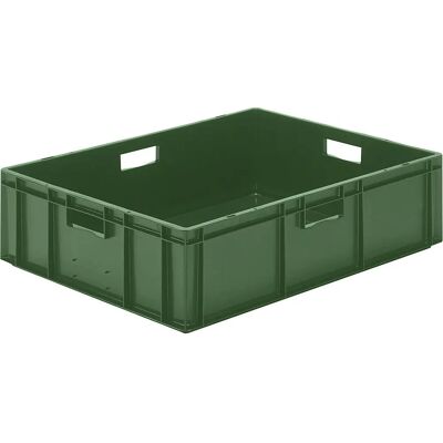 Contenedor de almacenamiento Kaiserkraft - 800 x 600 x 210 mm - Verde Contenedor de almacenamiento Kaiserkraft - 800 x 600 x 210 mm - Verde