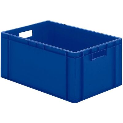 Contenedor apilable Kaiserkraft - Plástico, 51L, Azul Contenedor apilable Kaiserkraft - Plástico, 51L, Azul