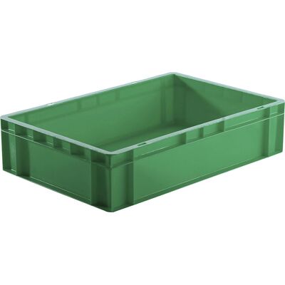 Contenedor de almacenamiento Kaiserkraft - Verde - 600x400x145mm - Estándar Euro Contenedor de almacenamiento Kaiserkraft - Verde - 600x400x145mm - Estándar Euro