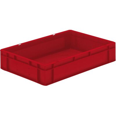 Scatola impilabile Kaiserkraft Euro - 600x400x120mm - Rosso Scatola impilabile Kaiserkraft Euro - 600x400x120mm - Rosso