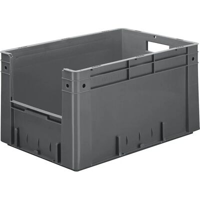 KaiserKraft Stapelbarer Euro-Behälter - 60L - Grau KaiserKraft Stapelbarer Euro-Behälter - 60L - Grau