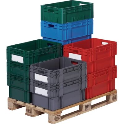 LA-KA-PE Drehstapelbehälter DTK 600x400x320mm Blau LA-KA-PE Drehstapelbehälter DTK 600x400x320mm Blau