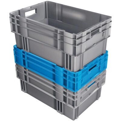 LA-KA-PE Contenedor de almacenamiento DTK 600x400x320mm verde LA-KA-PE Contenedor de almacenamiento DTK 600x400x320mm verde