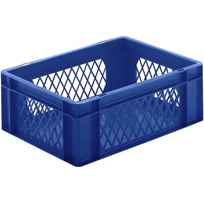 Contenedor apilable Euro Kaiserkraft - Ventilado, Apto para alimentos Contenedor apilable Euro Kaiserkraft - Ventilado, Apto para alimentos
