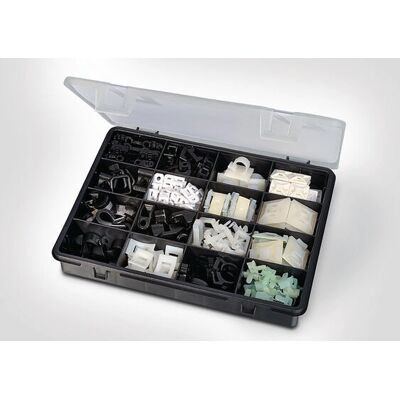 Hellermann Tyton BMS-100 Organizer-Box - Kabelmanagement-Set Hellermann Tyton BMS-100 Organizer-Box - Kabelmanagement-Set