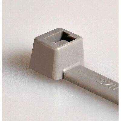 HellermannTyton Brida T50R aus Nylon 66 Grau, 205mm x 4,6mm, Innenverschluss HellermannTyton Brida T50R aus Nylon 66 Grau, 205mm x 4,6mm, Innenverschluss