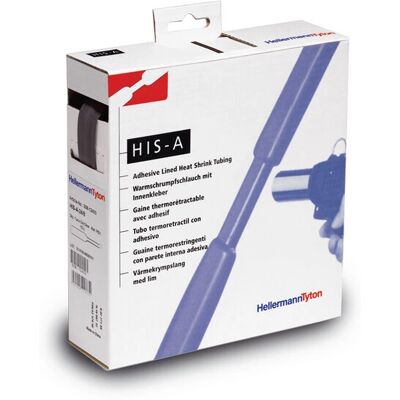 Hellermann Tyton 308-11200 Varmebeskyttelsesslange - 3:1 Svart 5m Hellermann Tyton 308-11200 Varmebeskyttelsesslange - 3:1 Svart 5m