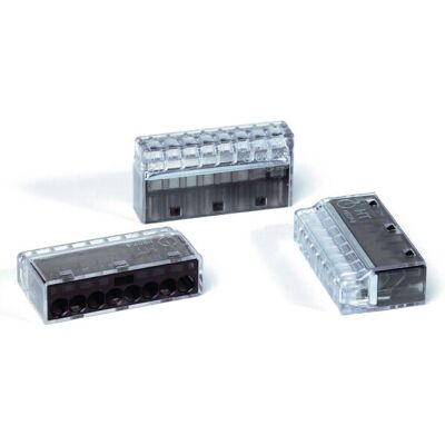 Hellermann Tyton HECP-8 - Verbinder - Grau, Transparent Hellermann Tyton HECP-8 - Verbinder - Grau, Transparent