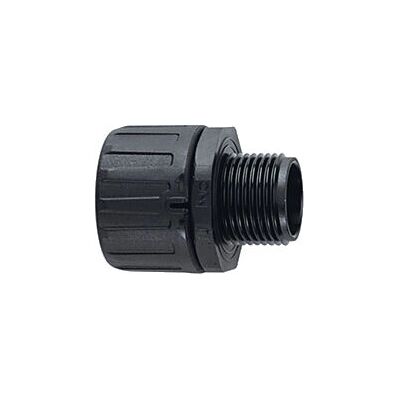 Hellermann Tyton 166-21020 Rohrverbinder - IP66, Schwarz, Starr, 1 St Hellermann Tyton 166-21020 Rohrverbinder - IP66, Schwarz, Starr, 1 St