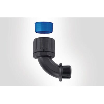 Hellermann Tyton 166-22820 raccordo conduttore - Nero - 90° IP66/IP67/IP68/IP69k Hellermann Tyton 166-22820 raccordo conduttore - Nero - 90° IP66/IP67/IP68/IP69k