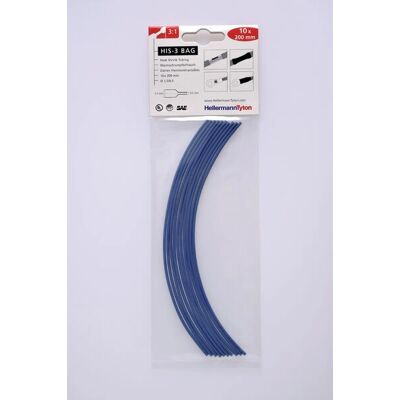 Hellermann Tyton 308-30161 Blaue Schrumpfschlauch - 3:1 Ratio 200mm Hellermann Tyton 308-30161 Blaue Schrumpfschlauch - 3:1 Ratio 200mm