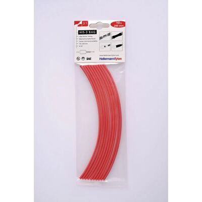 Hellermann Tyton 308-30311 Schrumpfschlauch - Rot - 3:1 - 200mm Hellermann Tyton 308-30311 Schrumpfschlauch - Rot - 3:1 - 200mm