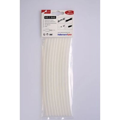 Hellermann Tyton 308-30615 Tubes thermorétractables - Transparent - 6mm - 3:1 - Publicité Hellermann Tyton 308-30615 Tubes thermorétractables - Transparent - 6mm - 3:1 - Publicité