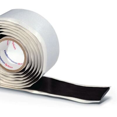 Nastro isolante Hellermann Tyton HTAPE-POWER650 - Nero - 1,5m x 38mm - Tensione media Nastro isolante Hellermann Tyton HTAPE-POWER650 - Nero - 1,5m x 38mm - Tensione media