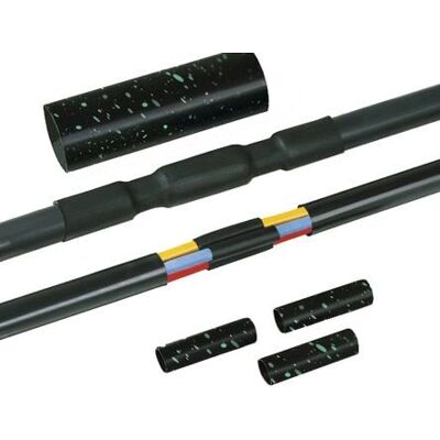 Hellermann Tyton Schrumpfschlauch - Schwarz - Polyolefin - 25cm - 2cm - 8mm - Wärmeschrumpf Kabelverbindung Hellermann Tyton Schrumpfschlauch - Schwarz - Polyolefin - 25cm - 2cm - 8mm - Wärmeschrumpf Kabelverbindung