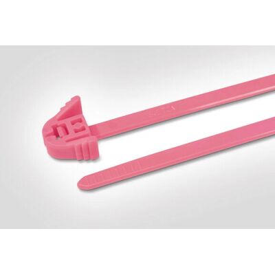 Hellermann Tyton - REZ300 - Pink - 100 pièces - Attache-câble - Publicité Hellermann Tyton - REZ300 - Pink - 100 pièces - Attache-câble - Publicité