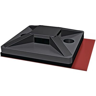 Hellermann Tyton QM40APT-I-PA66-BK Selbstklebende Kabelbefestigungsbasis - Befestigungsbasis Hellermann Tyton QM40APT-I-PA66-BK Selbstklebende Kabelbefestigungsbasis - Befestigungsbasis