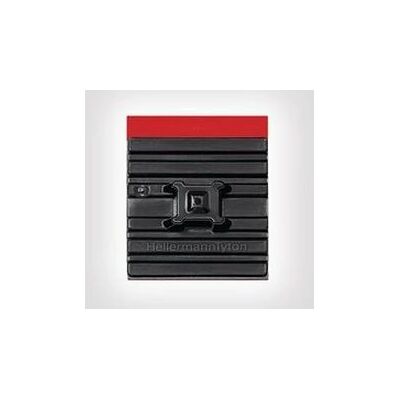 Montaje para bridas Hellermann Tyton FMB4APT-A - Negro - 100 piezas Montaje para bridas Hellermann Tyton FMB4APT-A - Negro - 100 piezas