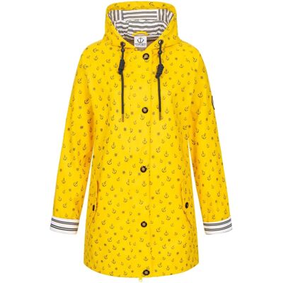 DEPROC ACTIVE ANKERGLUTZAUBER Gelbe Damen Regenjacke - Wasserdicht & Winddicht DEPROC ACTIVE ANKERGLUTZAUBER Gelbe Damen Regenjacke - Wasserdicht & Winddicht