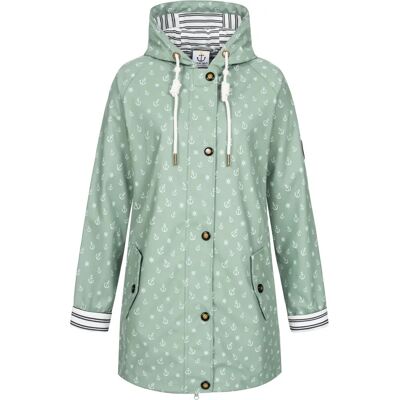 DEPROC ACTIVE Damen Regenjacke Ankerprint - Wasserdichte Jacke DEPROC ACTIVE Damen Regenjacke Ankerprint - Wasserdichte Jacke