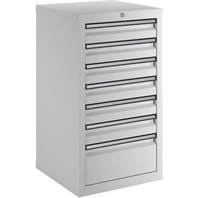 Kaiserkraft Stahl-Schubladenschrank - Lichtgrau - Aufbewahrungsmöbel 900x500x500 mm Kaiserkraft Stahl-Schubladenschrank - Lichtgrau - Aufbewahrungsmöbel 900x500x500 mm