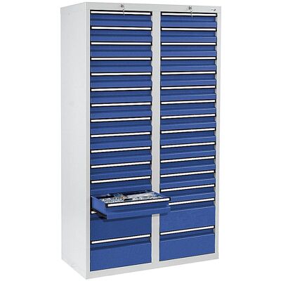 Gabinete de almacenamiento KaiserKraft - Acero, Azul Genciana - 1800x1000x500mm Gabinete de almacenamiento KaiserKraft - Acero, Azul Genciana - 1800x1000x500mm