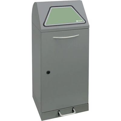 KaiserKraft 75L Cubo de Basura de Aluminio Gris con Pedal - Basurero KaiserKraft 75L Cubo de Basura de Aluminio Gris con Pedal - Basurero