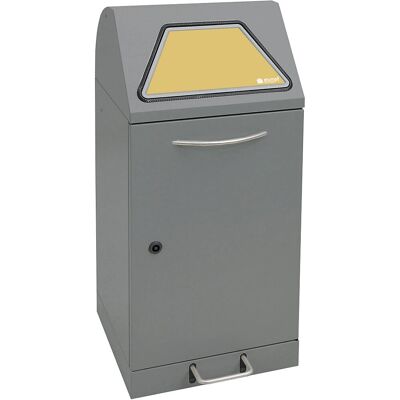 Kaiserkraft Línea Delgado 60L Cubo de Basura Pedal - Contenedor de Residuos Kaiserkraft Línea Delgado 60L Cubo de Basura Pedal - Contenedor de Residuos