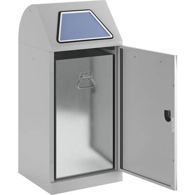 Kaiserkraft Cubo de Basura - Tapa Manual, 60L, Acero, Interior/Exterior Kaiserkraft Cubo de Basura - Tapa Manual, 60L, Acero, Interior/Exterior