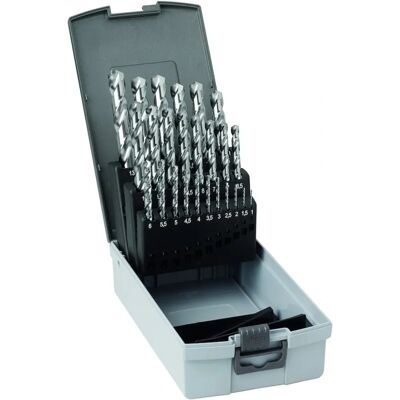 Gühring Bohrer-Set - 25 Stück, HSS-Co5, DIN 338, INOX, 130° Spitzenwinkel, 38° Spiral Gühring Bohrer-Set - 25 Stück, HSS-Co5, DIN 338, INOX, 130° Spitzenwinkel, 38° Spiral