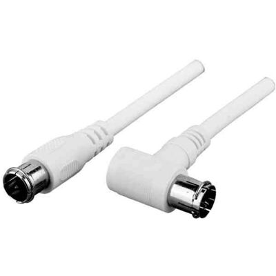 Câble coaxial Preisner FQ-FQW150 - 1,5 m Blanc Antenne Satellite TV Câble coaxial Preisner FQ-FQW150 - 1,5 m Blanc Antenne Satellite TV