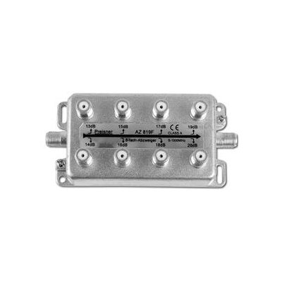 Televes Abzweiger 8f AZ 819 F - Kabelverteiler - Silbergrau Televes Abzweiger 8f AZ 819 F - Kabelverteiler - Silbergrau